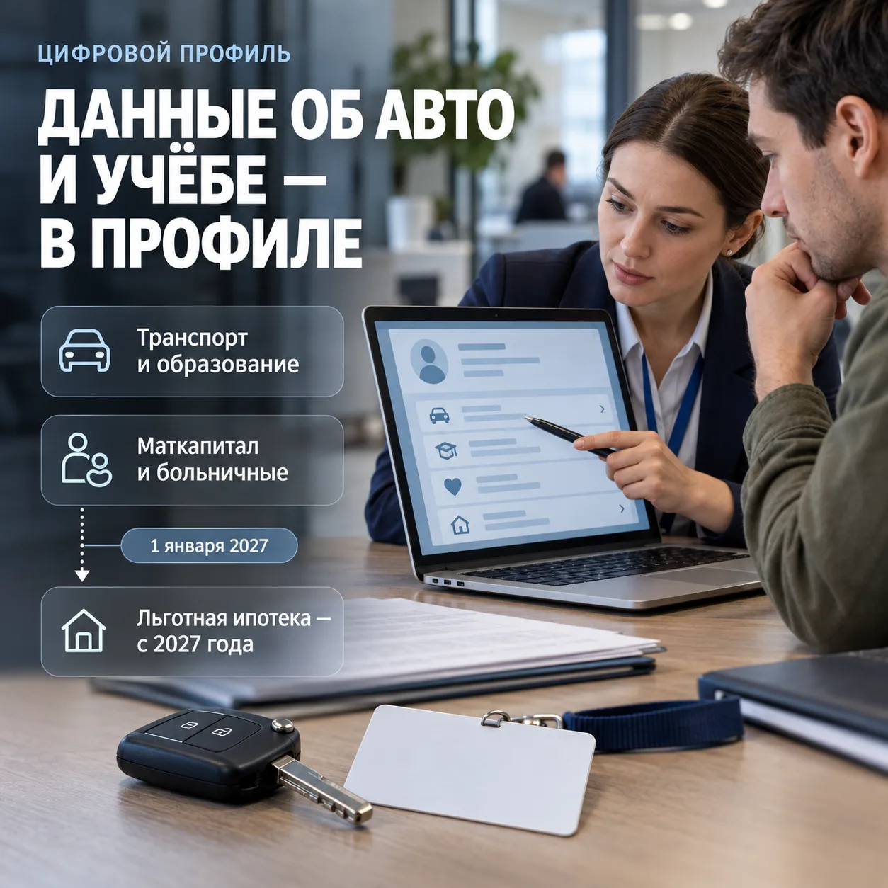 🚗 Данные об авто и учёбе включили в цифровой профиль