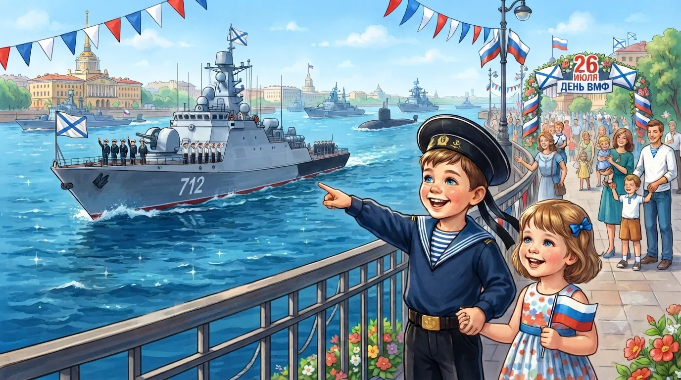 ⚓️ 26 июля — День Военно-Морского Флота России!

​Сегодня мы отмечаем величественный праздник, корни