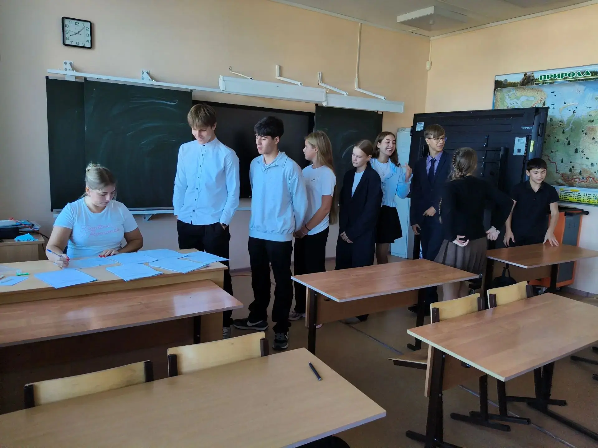 В МАОУ СОШ № 8 г. Холмска стартовал школьный этап Всероссийской олимпиады!