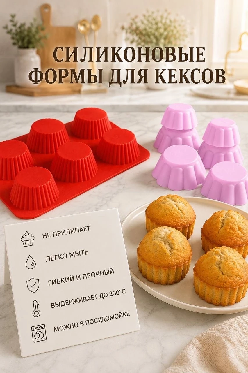 Радуйте своих деток вкусной выпечкой с формами от Дома Кондитера! 🧁