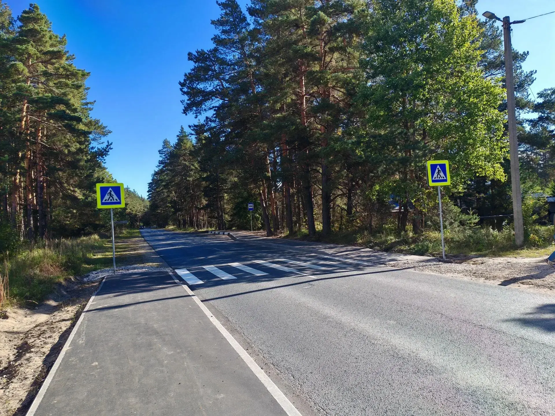 Новая автобусная остановка появилась в мкр Заклязьменский