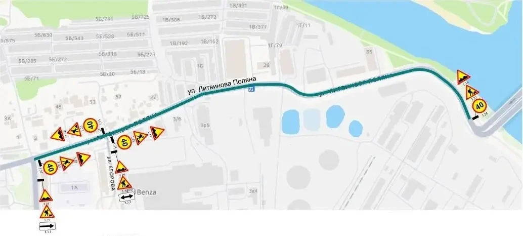 🚧С 6:00 18 мая на некоторых улицах Пензы движение транспорта будет затруднено  Ограничения коснутся 