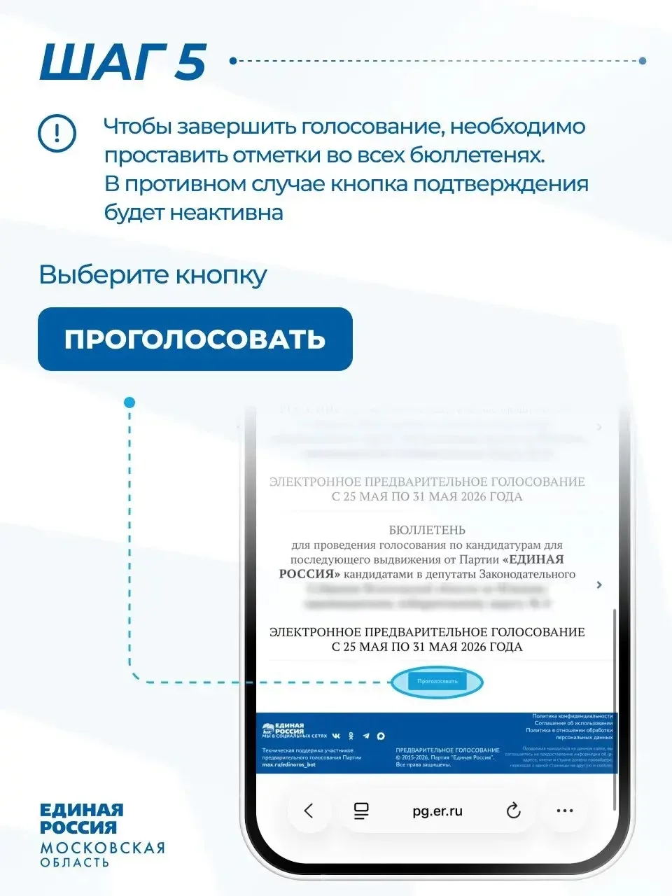 Чтобы вам было проще участвовать в предварительном голосовании «Единой России», подготовлены информа