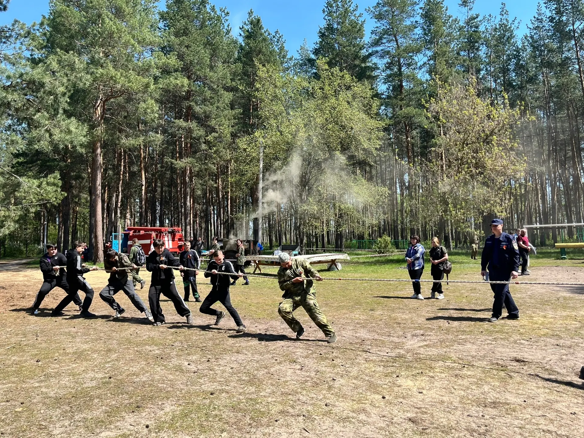 Сегодня, 6.05.2026, в «Каяловом бору» соревновались команды Россошанского района! 💪🇷🇺