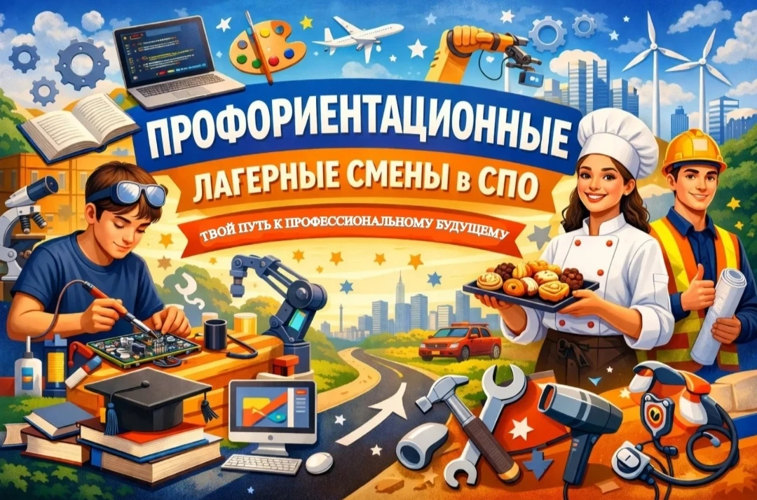🖇️ Профориентационные смены для школьников в СПО

Центр опережающей профессиональной подготовки сов