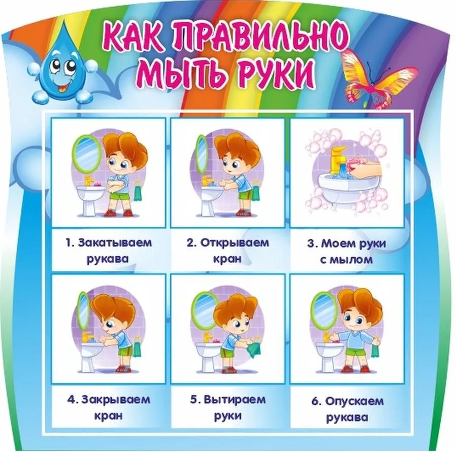 Правила чистых рук 💧💦
