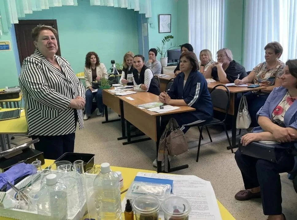 🔬🧫 26 августа Чепуркина  Е.И. посетила практическое занятие "Методический портфель ка...