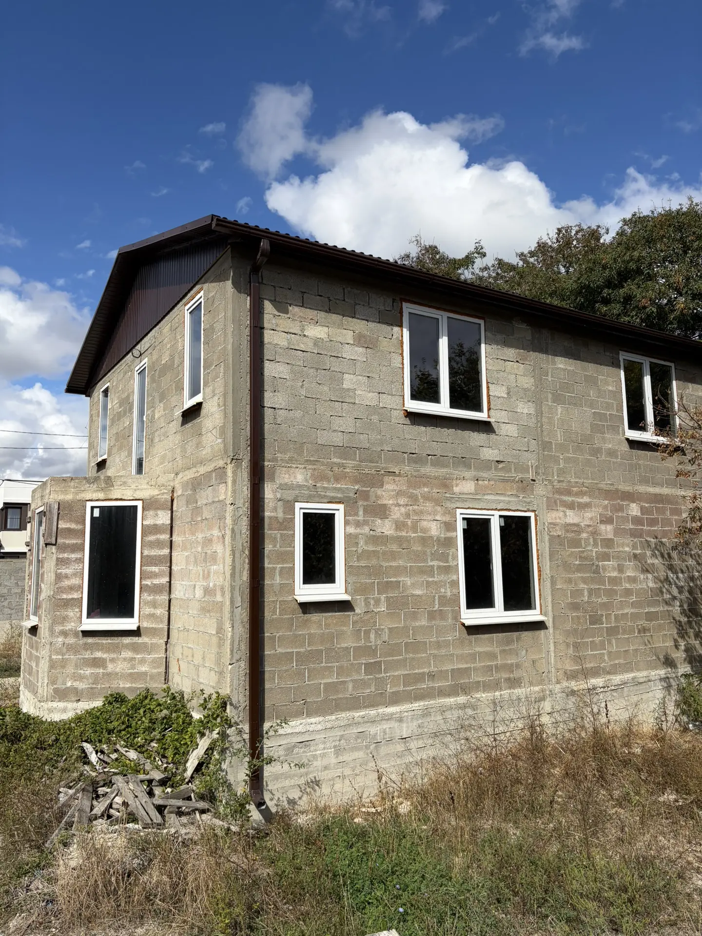 Дом в Мысхако➡️ 160 м², поставлен на кадастровый учет✅ участок 5 соток, свет подключен,...