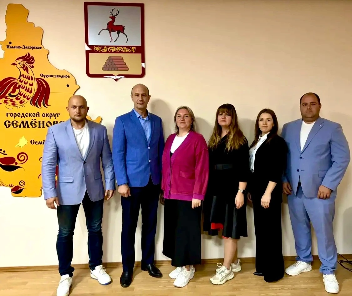Коорцентр и АТК посетили с рабочим визитом муниципальный округ Семеновский Нижегородско...