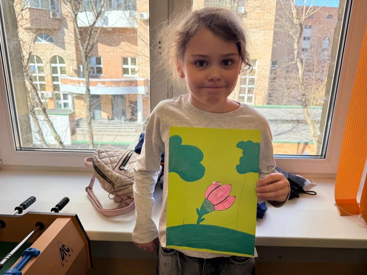 Портрет Марта 🎨  😍 Наши активисты Движения Первых провели для учеников 3 класса «В» творческое занят