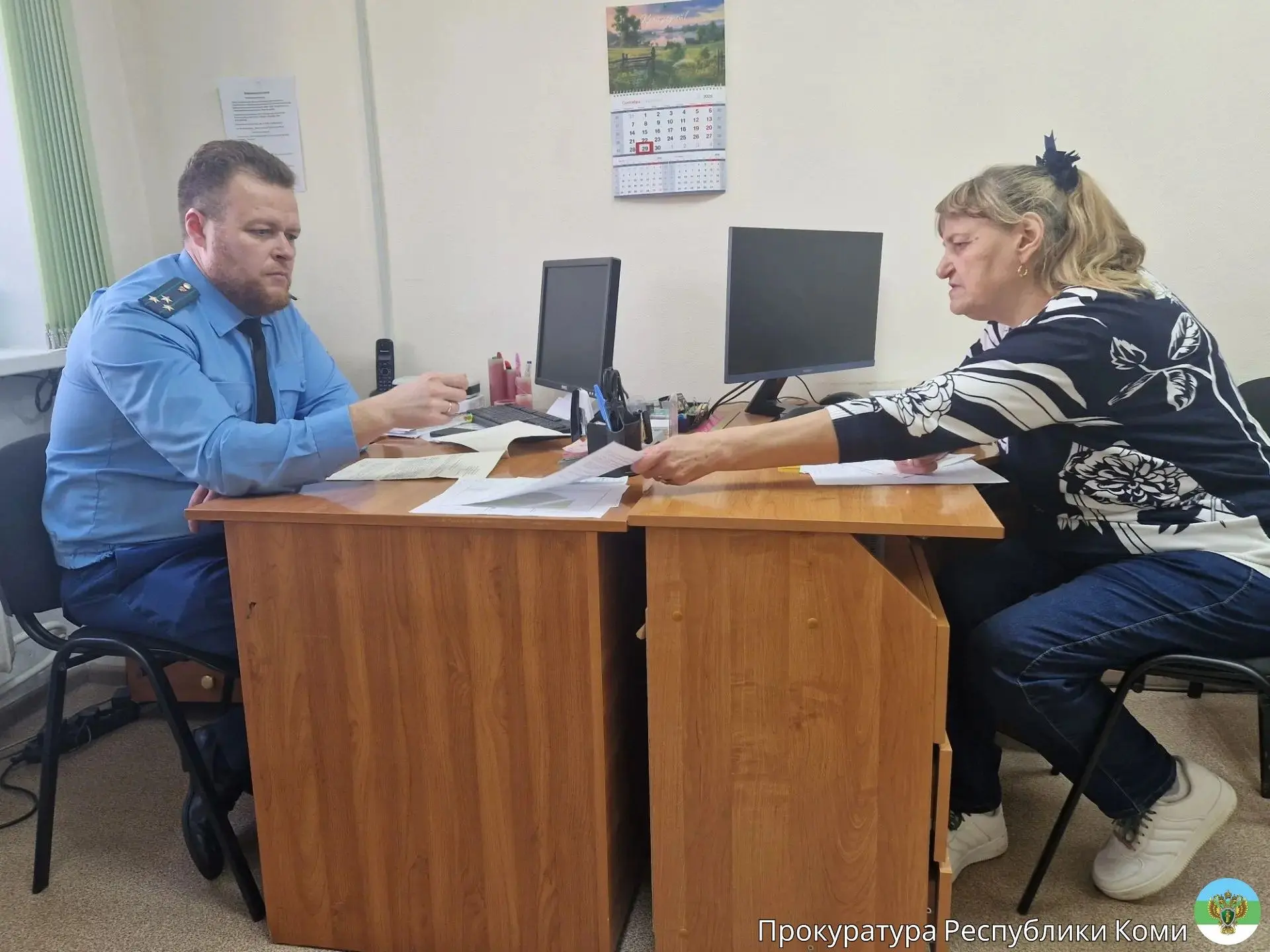 ✅ В преддверии Дня пожилых людей прокурор Усть-Вымского района Иван Низовцев  провел вы...