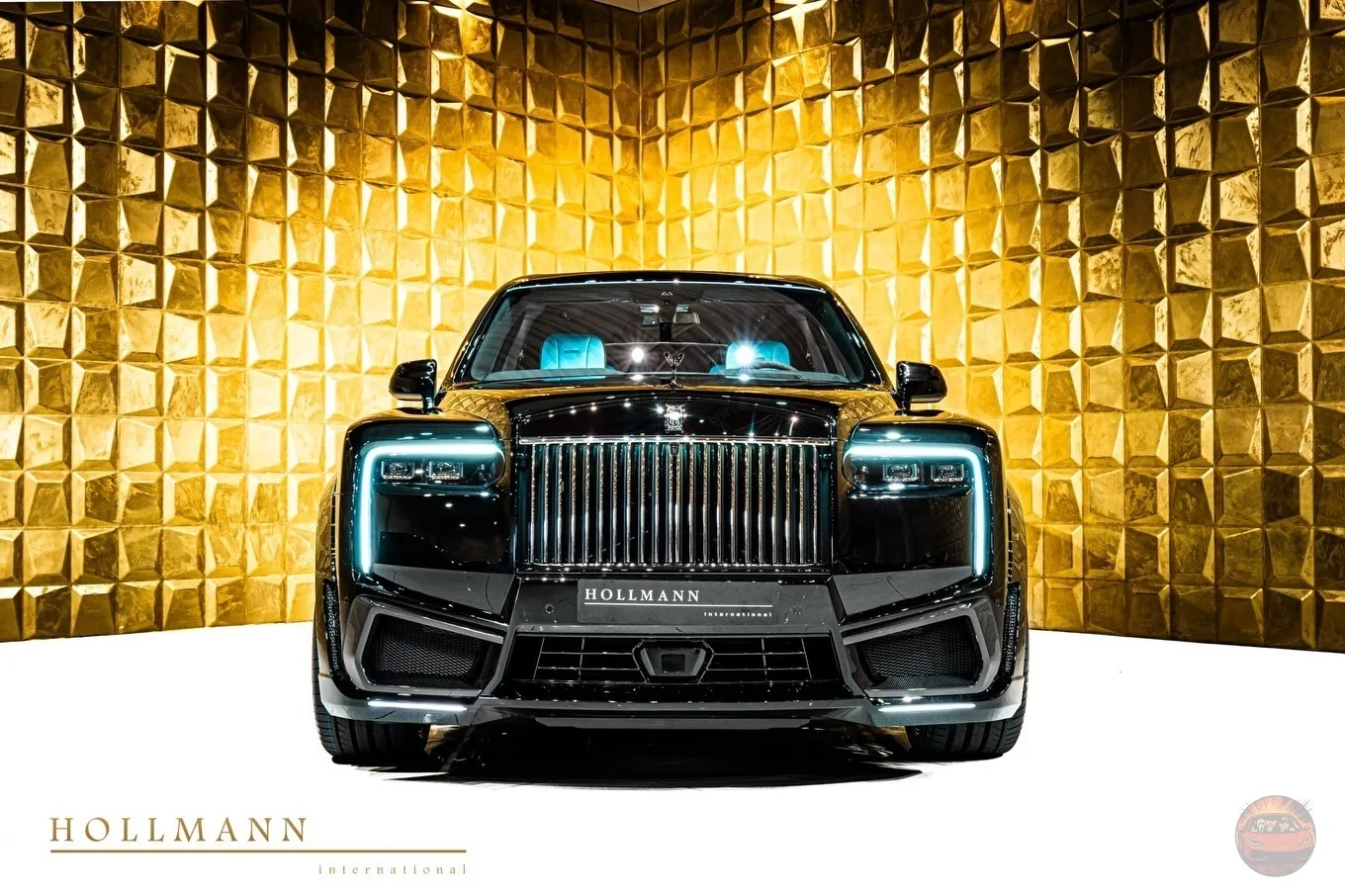 💎 Чёрный Cullinan с бирюзовым салоном