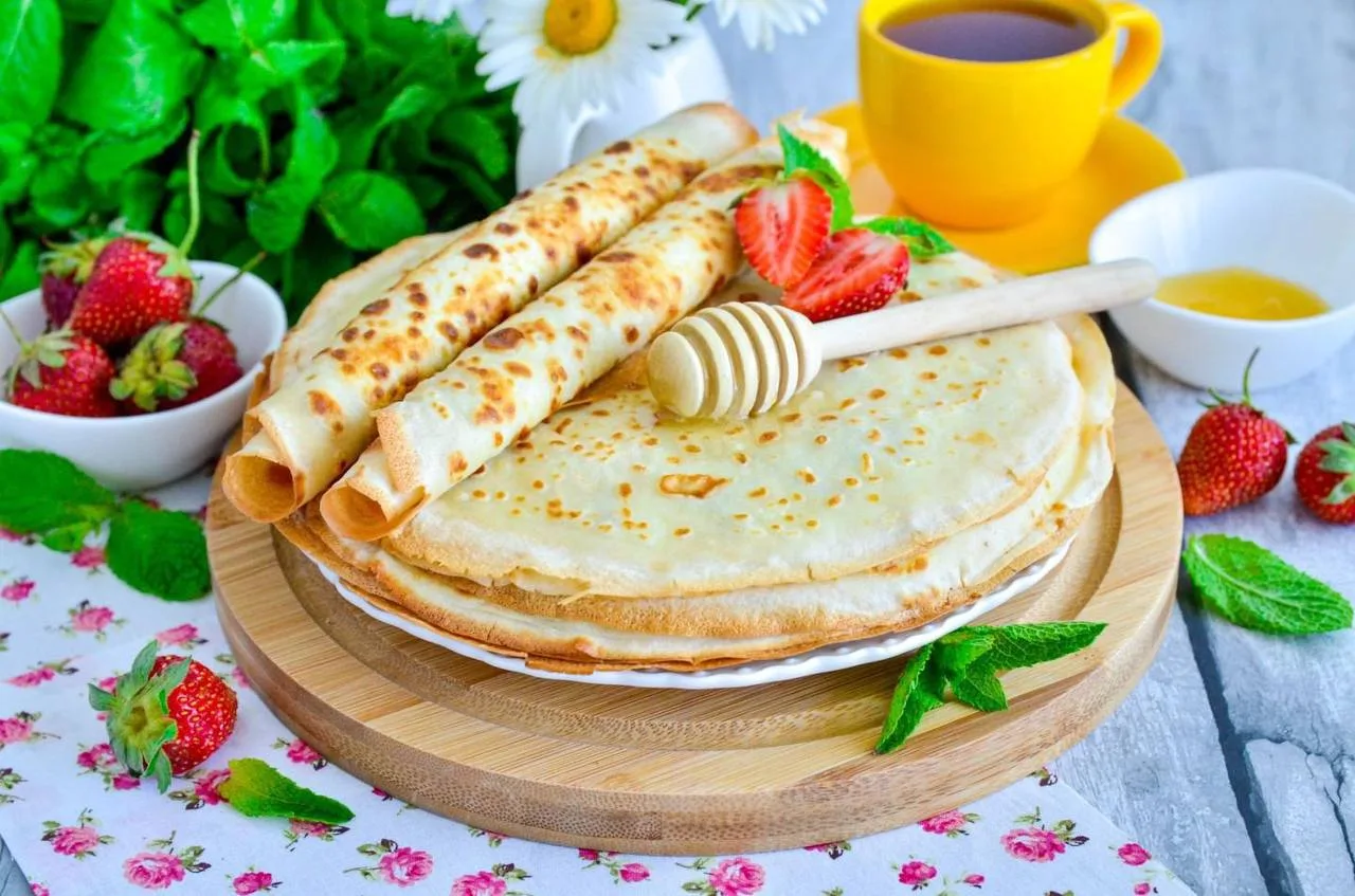 Тонкие блины на молоке🔥