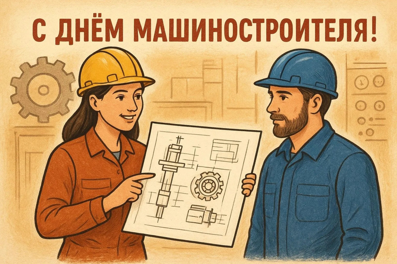 ⚙️ С ДНЁМ МАШИНОСТРОИТЕЛЯ!