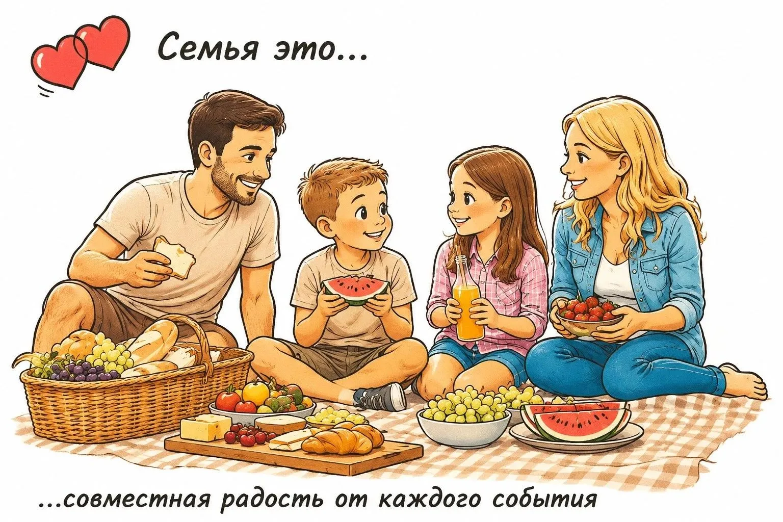 💖 Любовь это… в самых обычных моментах 💛Сегодня, 8 июля — День семьи, любви и верности. И самое кр