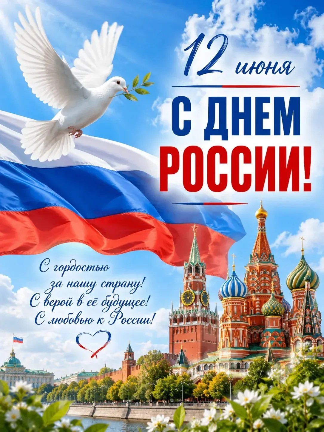 Уважаемые коллеги, друзья ! 12 июня мы отмечаем прекрасный праздник - День России ! Пусть процветает