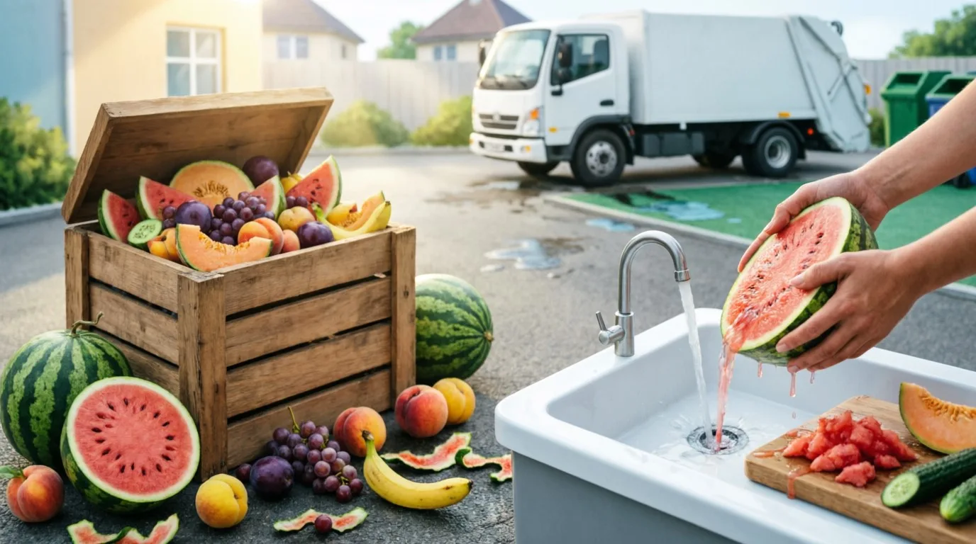 🍉💧 Жидкие отходы — не для мусоровоза

В КГУП «ПЭО» участились жалобы на лужи от мусоровозов. Причи