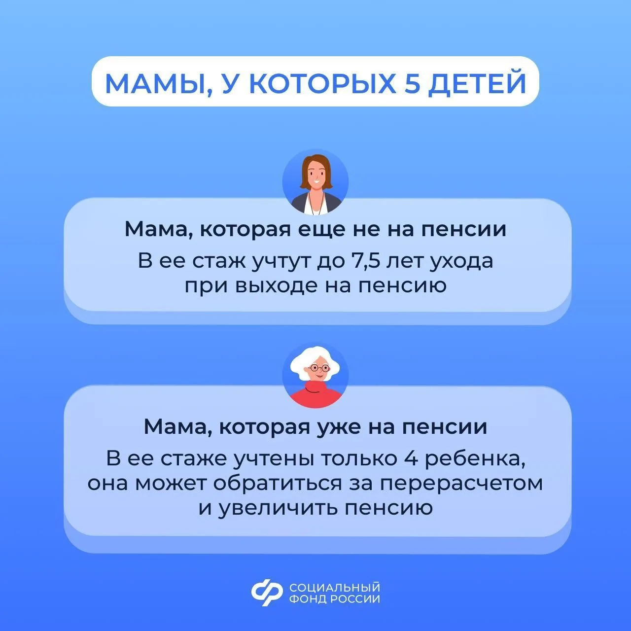Как периоды ухода за детьми влияют на страховой стаж женщин?  ✅ С 2026 года снимаются ограничения по