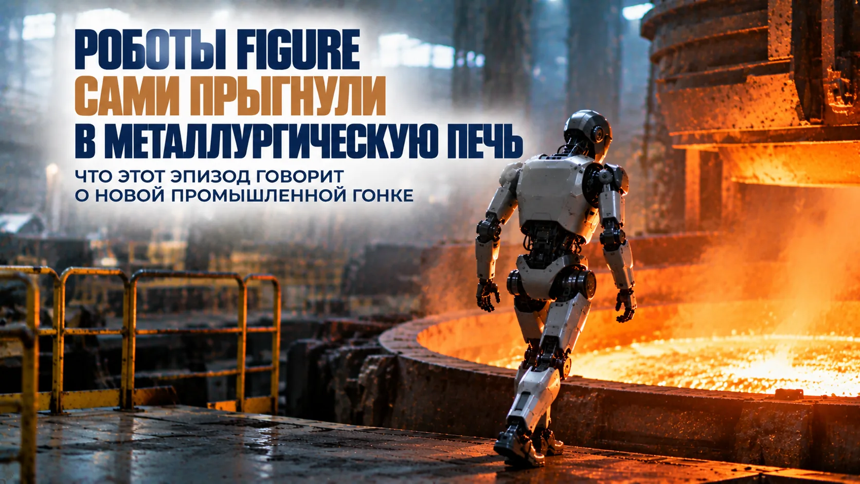 Роботы Figure сами прыгнули в металлургическую печь. Что это говорит о новой промышленн...