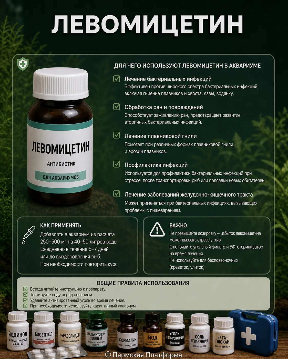 💊 ЛЕВОМИЦЕТИН В АКВАРИУМЕ: Скорая помощь или крайняя мера? 🐟🌿

Друзья, сегодня разбираем «старую 