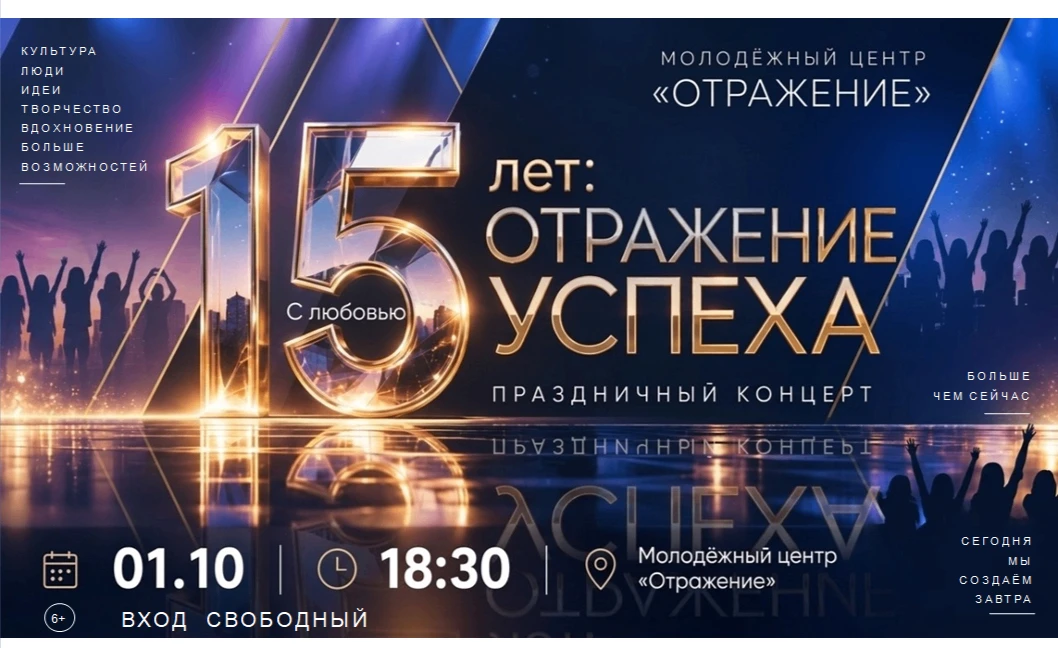 «15 лет: Отражение успеха»
