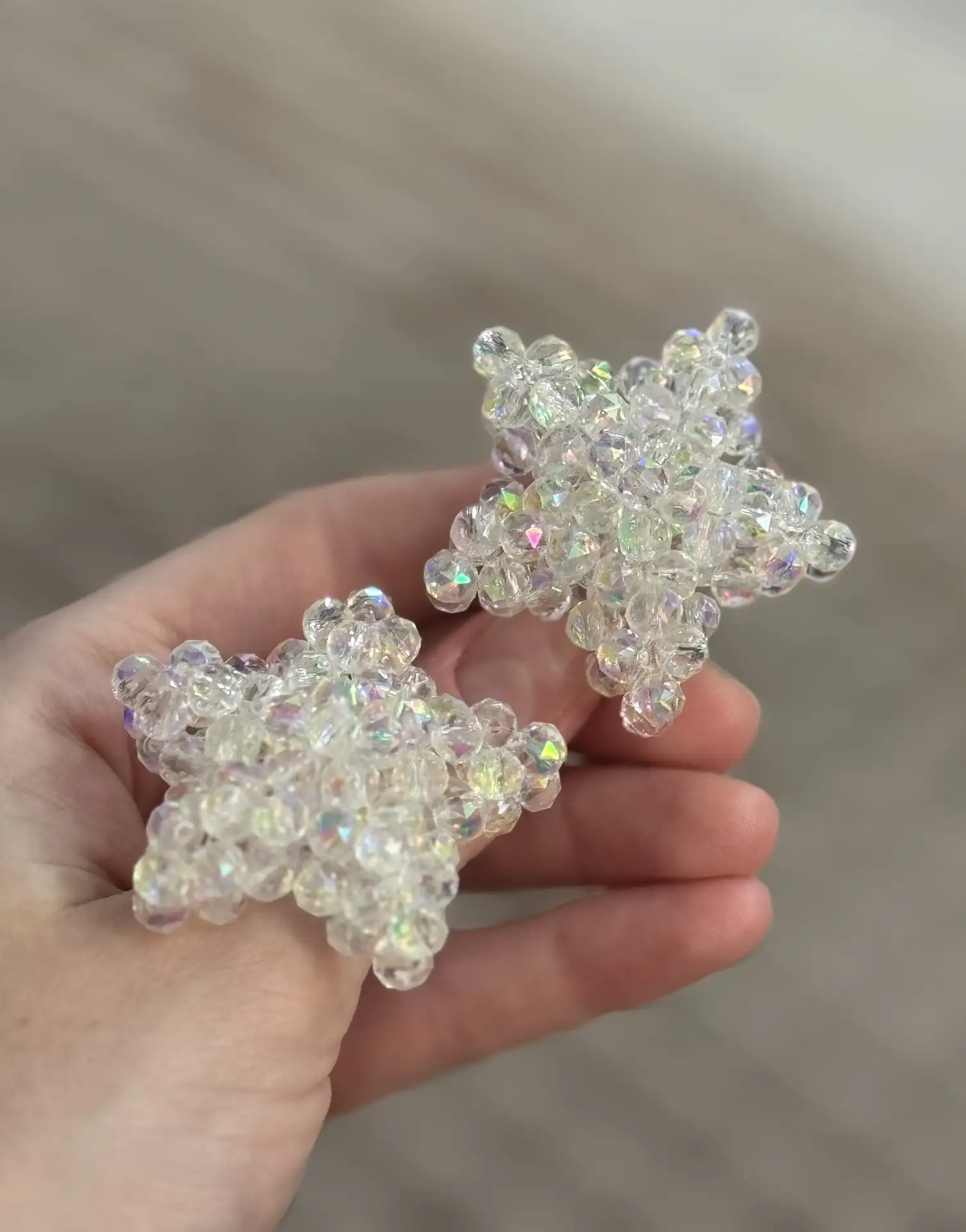 Резинки для волос со звездами из ювелирного стекла ⭐️