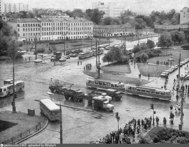 Преображенская площадь 1987