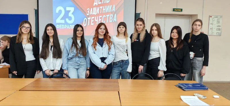 Герои прошлого и настоящего: в колледже прошло мероприятие ко Дню защитника Отечества.  В колледже с