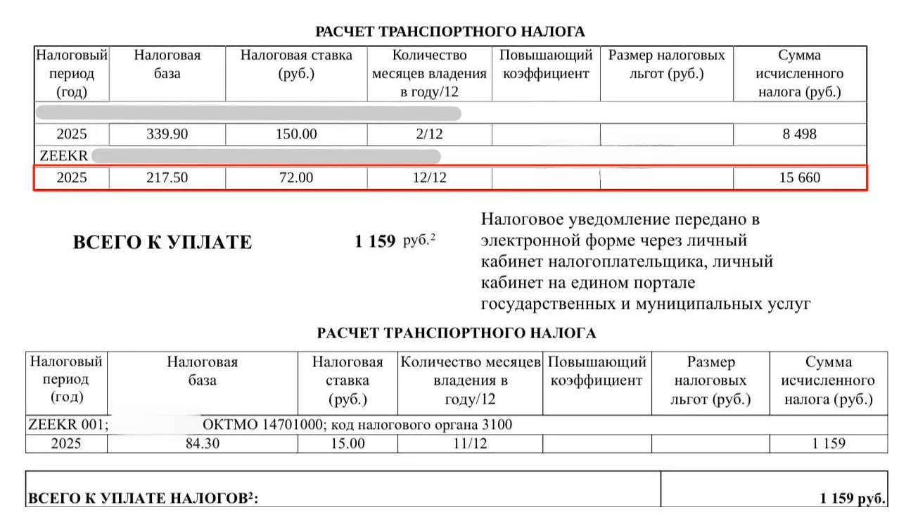 Россиянам массово приходят налоги на электрокары, хотя платить их они не должны. Почти ...