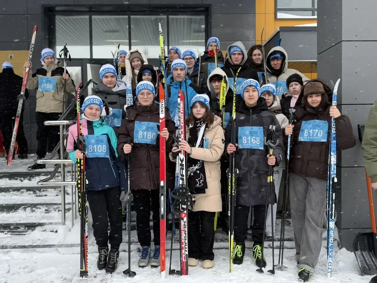 ❄️ «Лыжня России» в нашей гимназии⛷️   Сегодня в нашей гимназии прошел традиционный праздник «Лыжня 