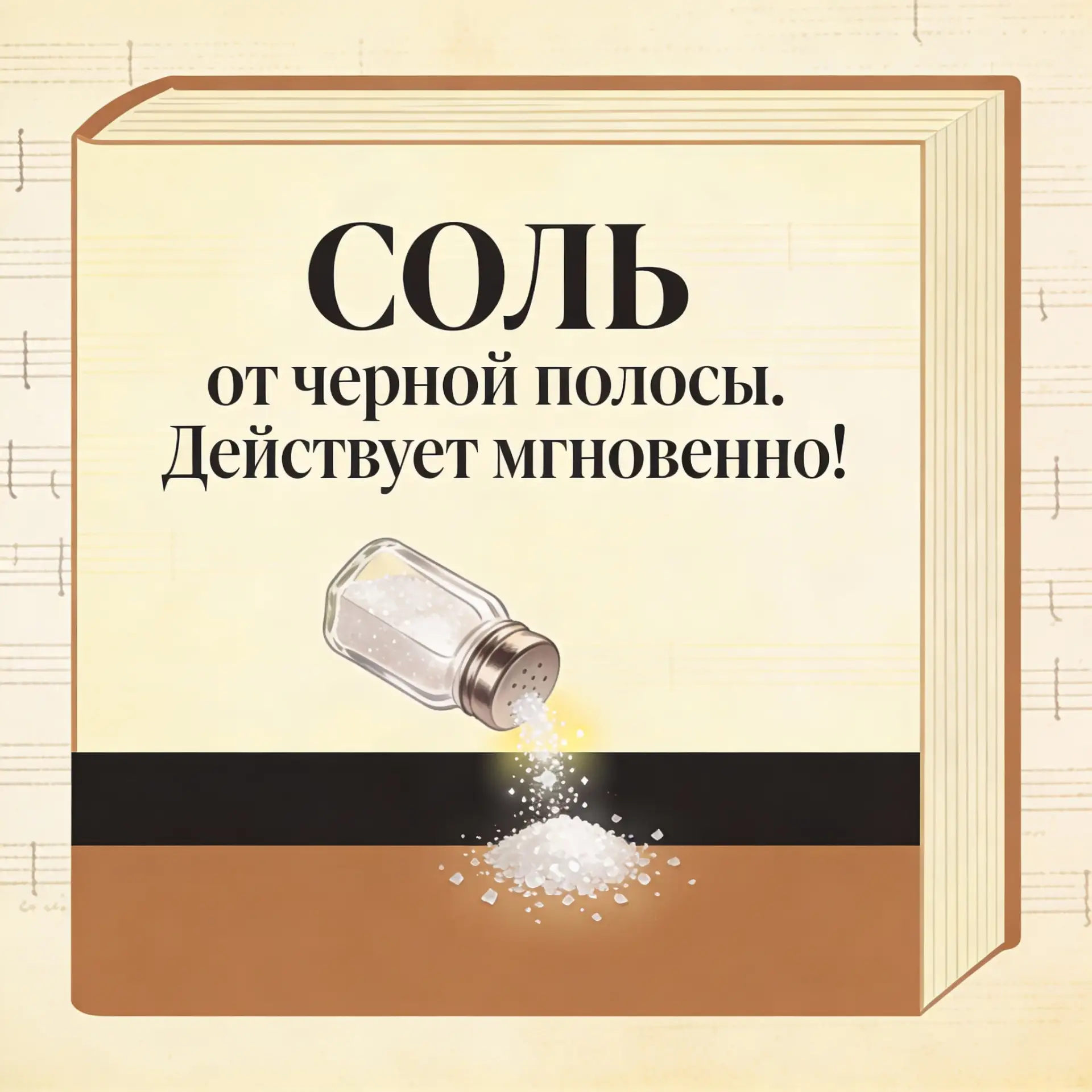 🧂СОЛЬ от черной полосы. Действует мгновенно!