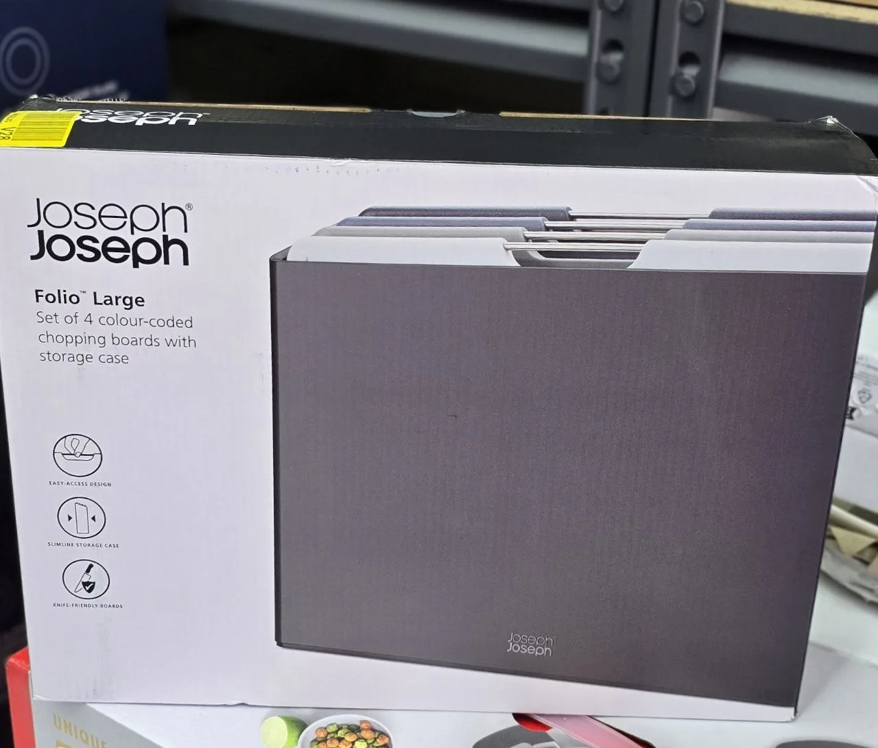 В наличии наборы разделочных досок Joseph Joseph Folio large graphite в пластиковом кор...