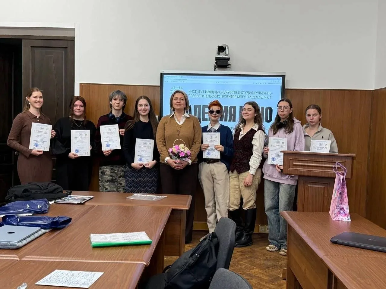 🎥 Завершение учебного года в Академии кино МПГУ
 
По инициативе руководства Института изящных искус