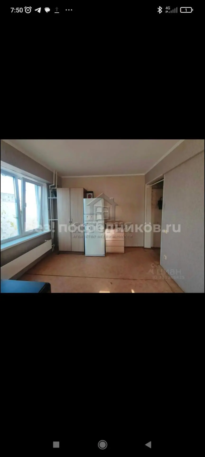 Сдам без посредников: студия, 19м²