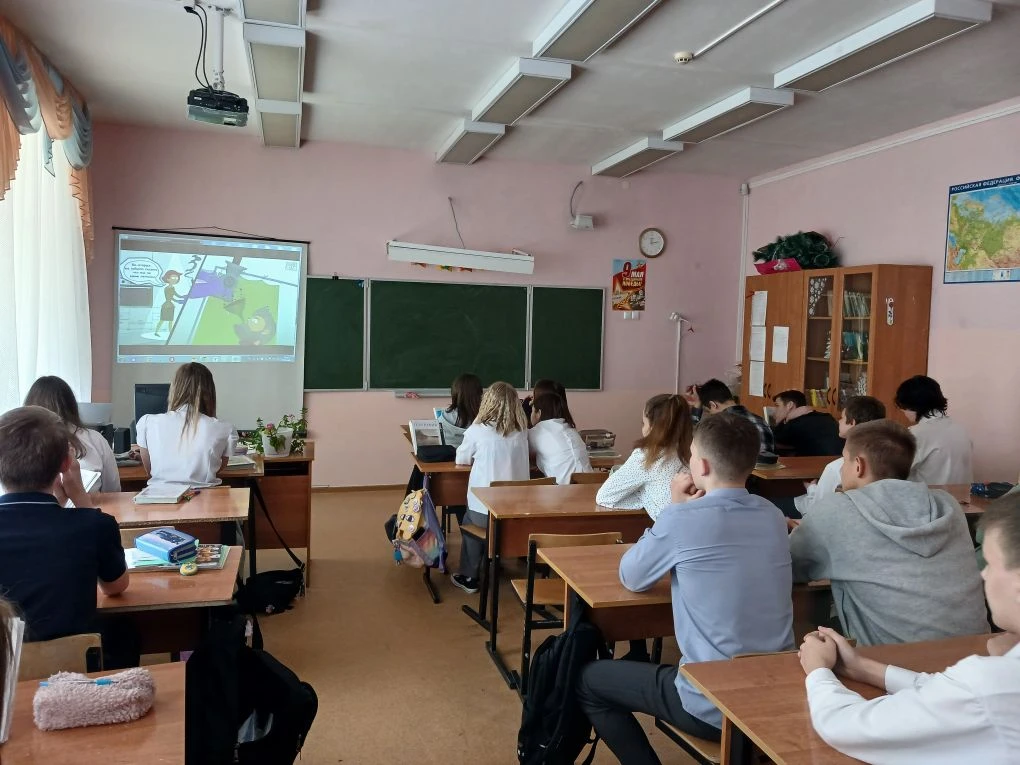 🧩В​ рамках акции, приуроченной к Международному дню отказа от курения​ для обучающихся 8 «Б» класса​