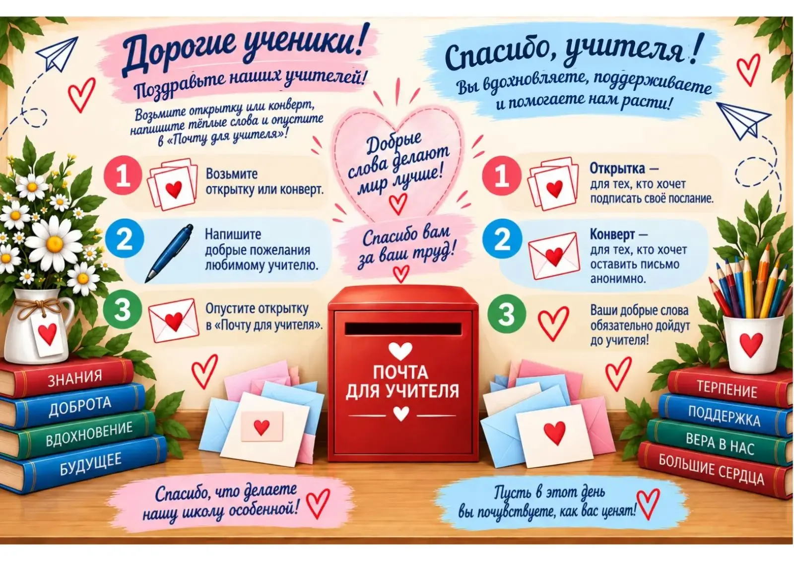 На этой неделе стартует акция «Письмо учителю»!