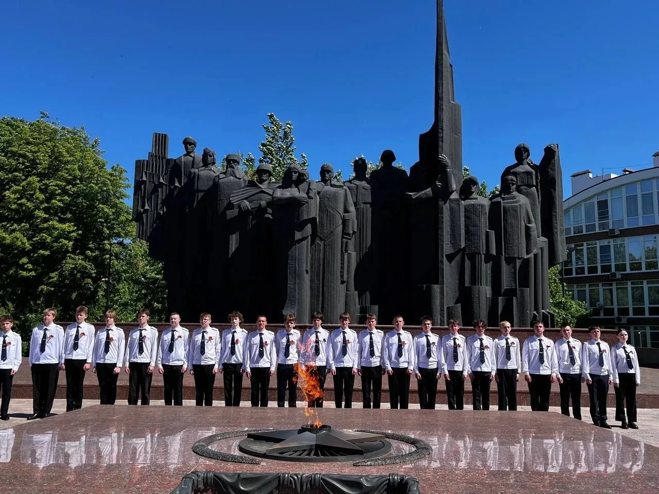 Подведены итоги Всероссийского смотра-конкурса строя и строевой песни «На фронте дорог: 1418 дней тр