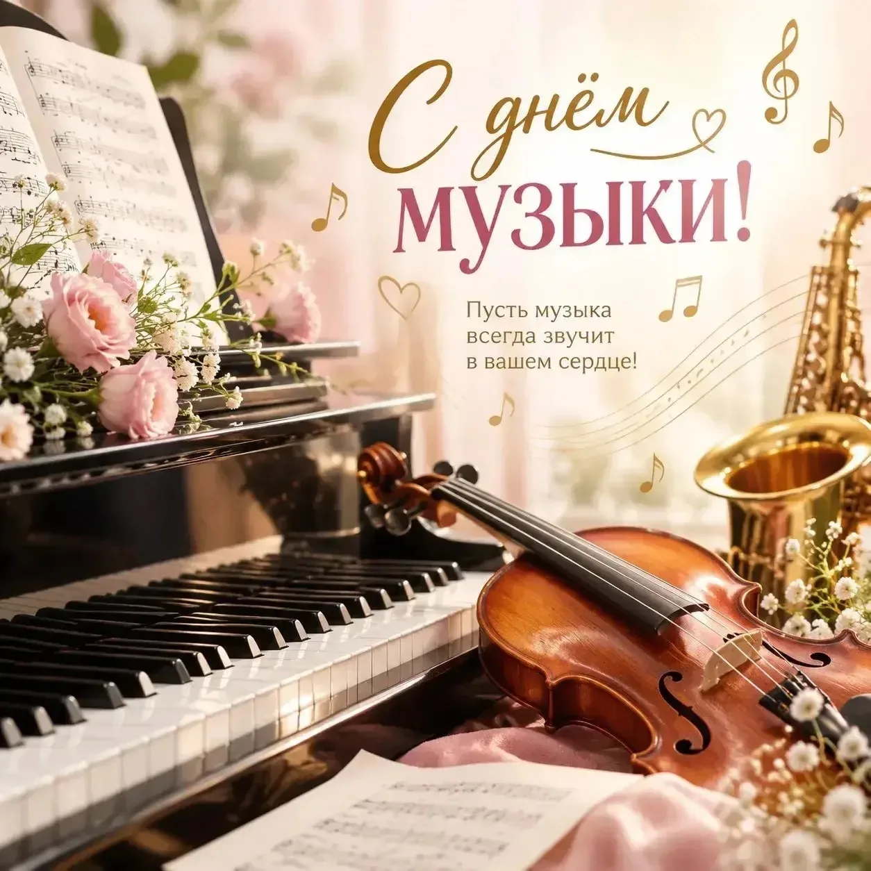 1 октября — двойной праздник: День музыки и День пожилого человека 🎶🍂