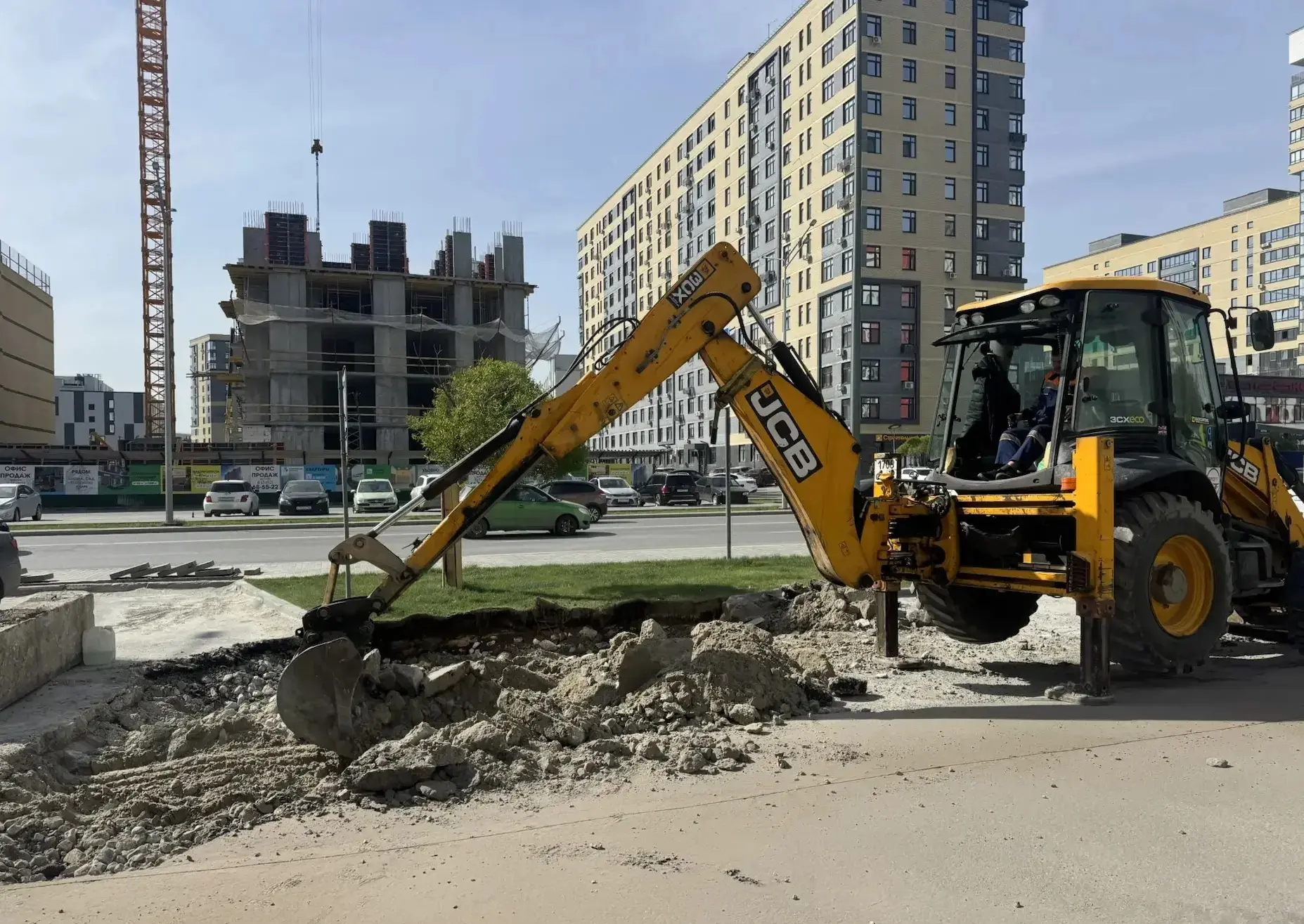 УСТЭК приступает к демонтажу зимнего (временного) благоустройства в микрорайоне Европей...