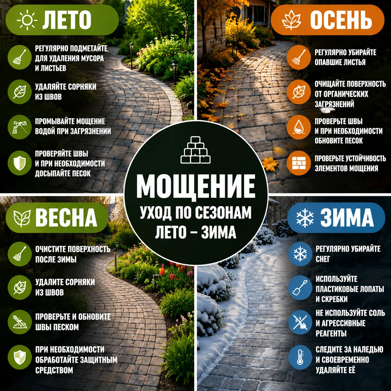 🌦️ ОСОБЕННОСТИ ПО СЕЗОНАМ