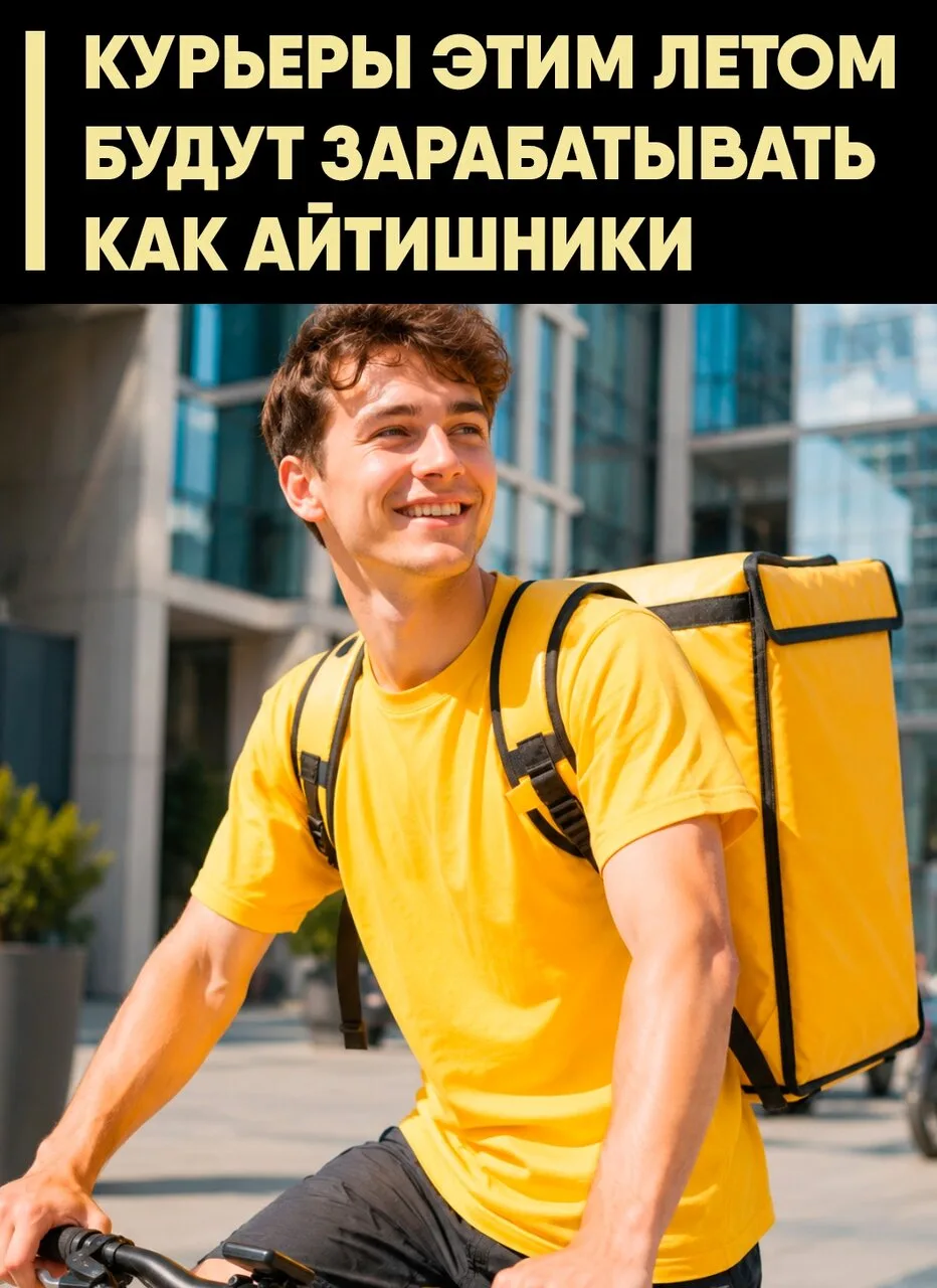 💸 Этим летом работа курьером стала самой высокооплачиваемой сезонной подработкой для молодёжи. Об э
