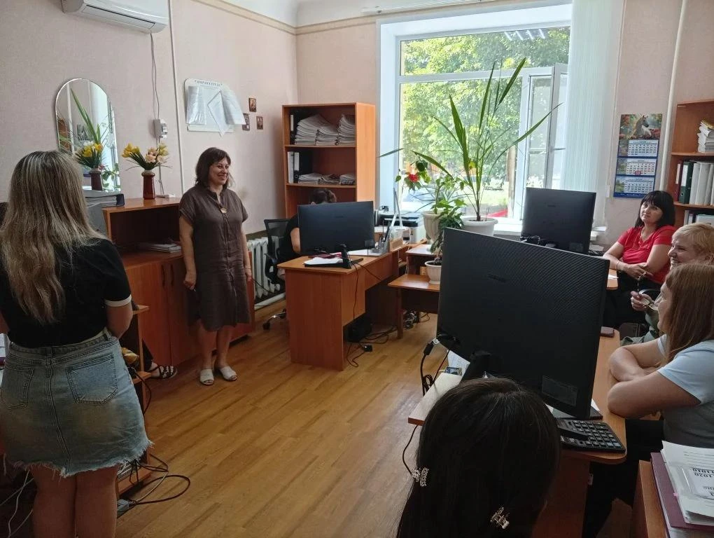 📌 Сегодня состоялась встреча депутата Тельмановского муниципального совета Натальи Зуб...
