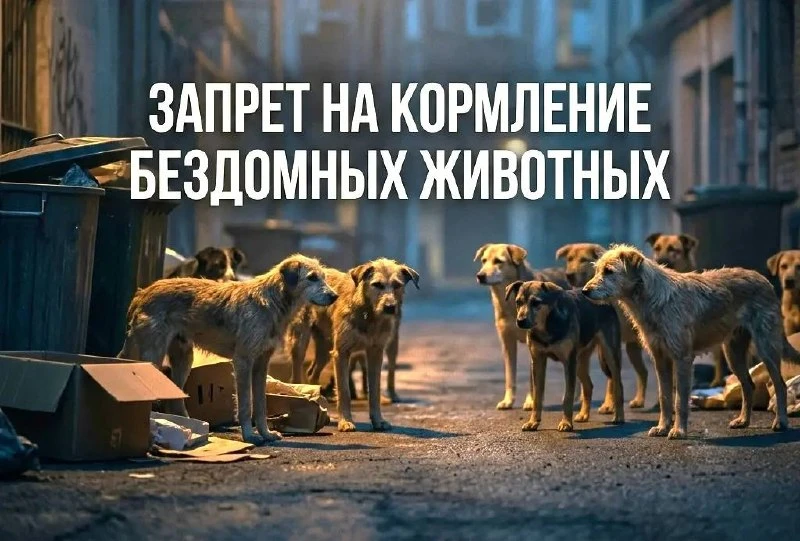 ‼️ Напоминаем о запрете на кормление безнадзорных животных и строительство будок вблизи...