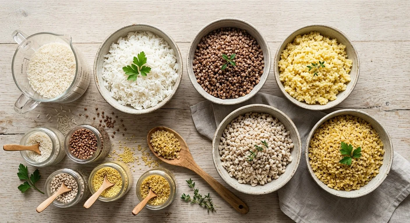 🍚 Как варить крупы: пропорции и время