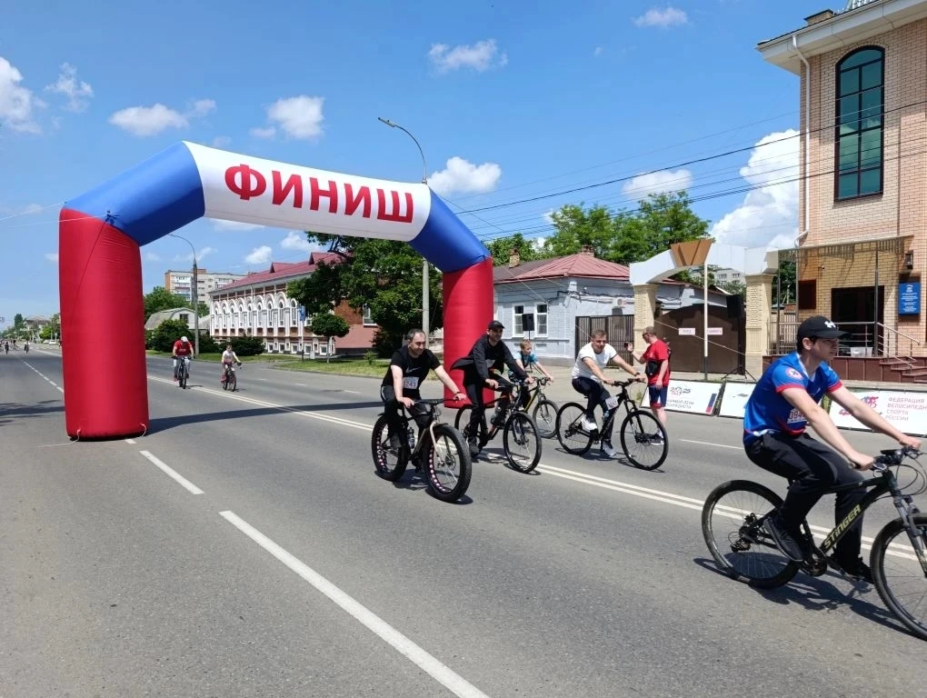 Теучежский район принял участие в ежегодном велопробеге, который прошел в столице респу...