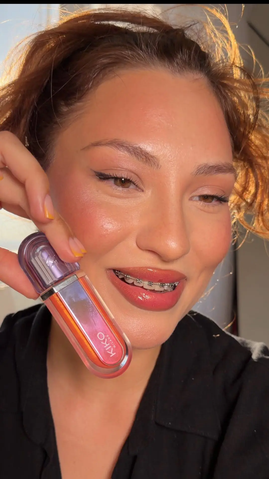 Протестировала новый блеск-плампер от Kiko! 🍑