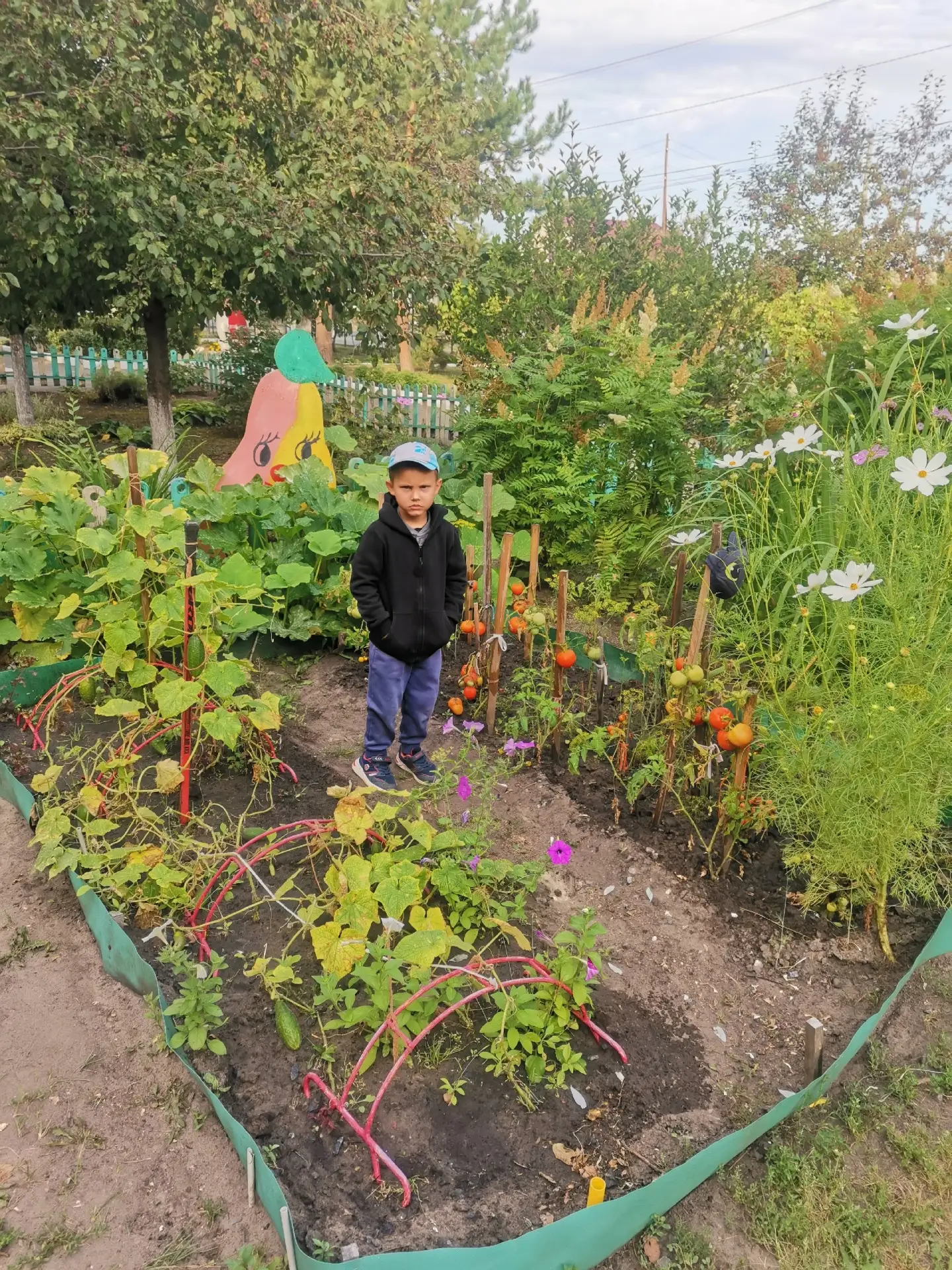 В огороде чудо-грядка,