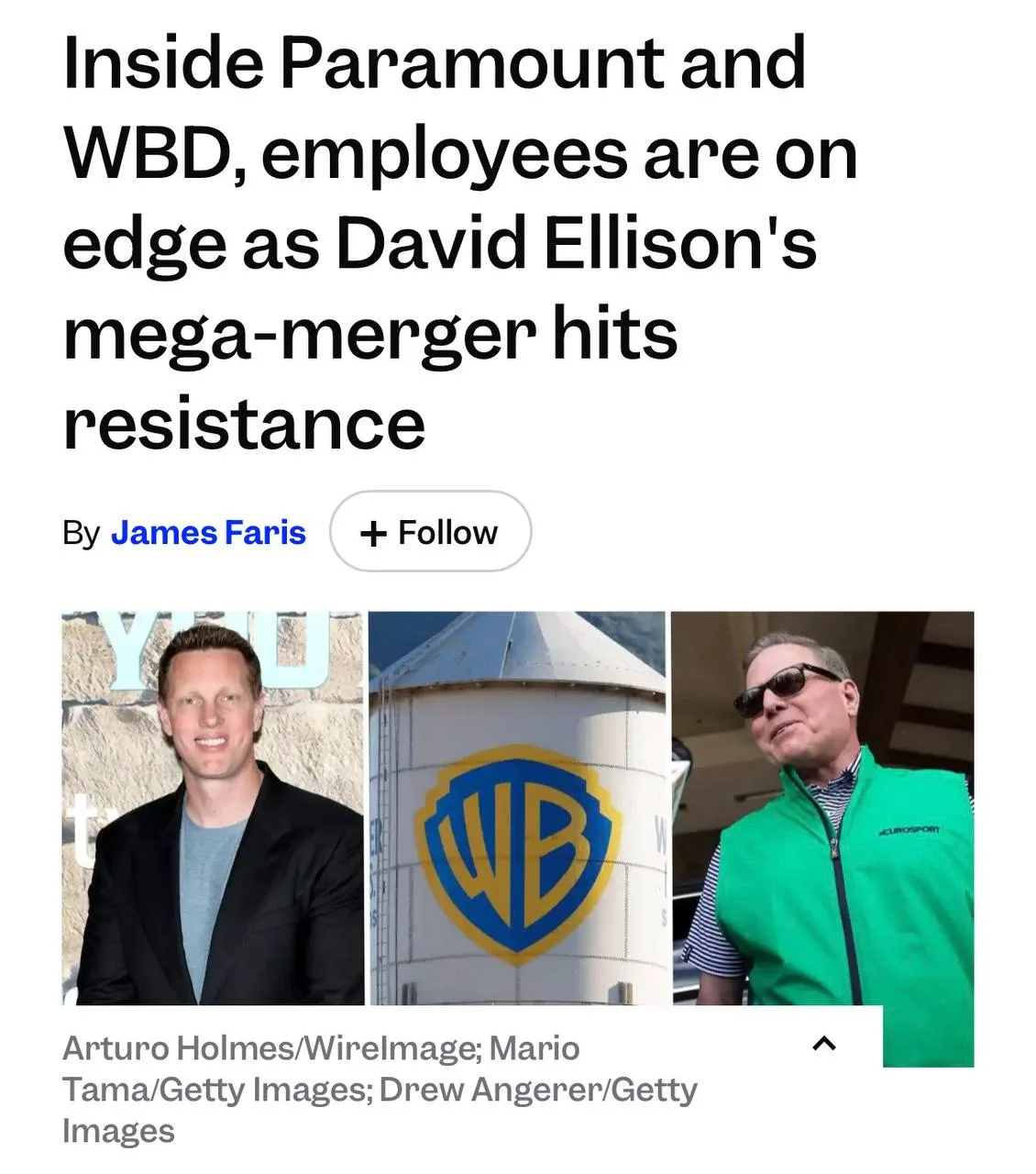 В Paramount и Warner Bros. началась паника из-за слияния на $110 миллиардов. Суд временно заблокиров