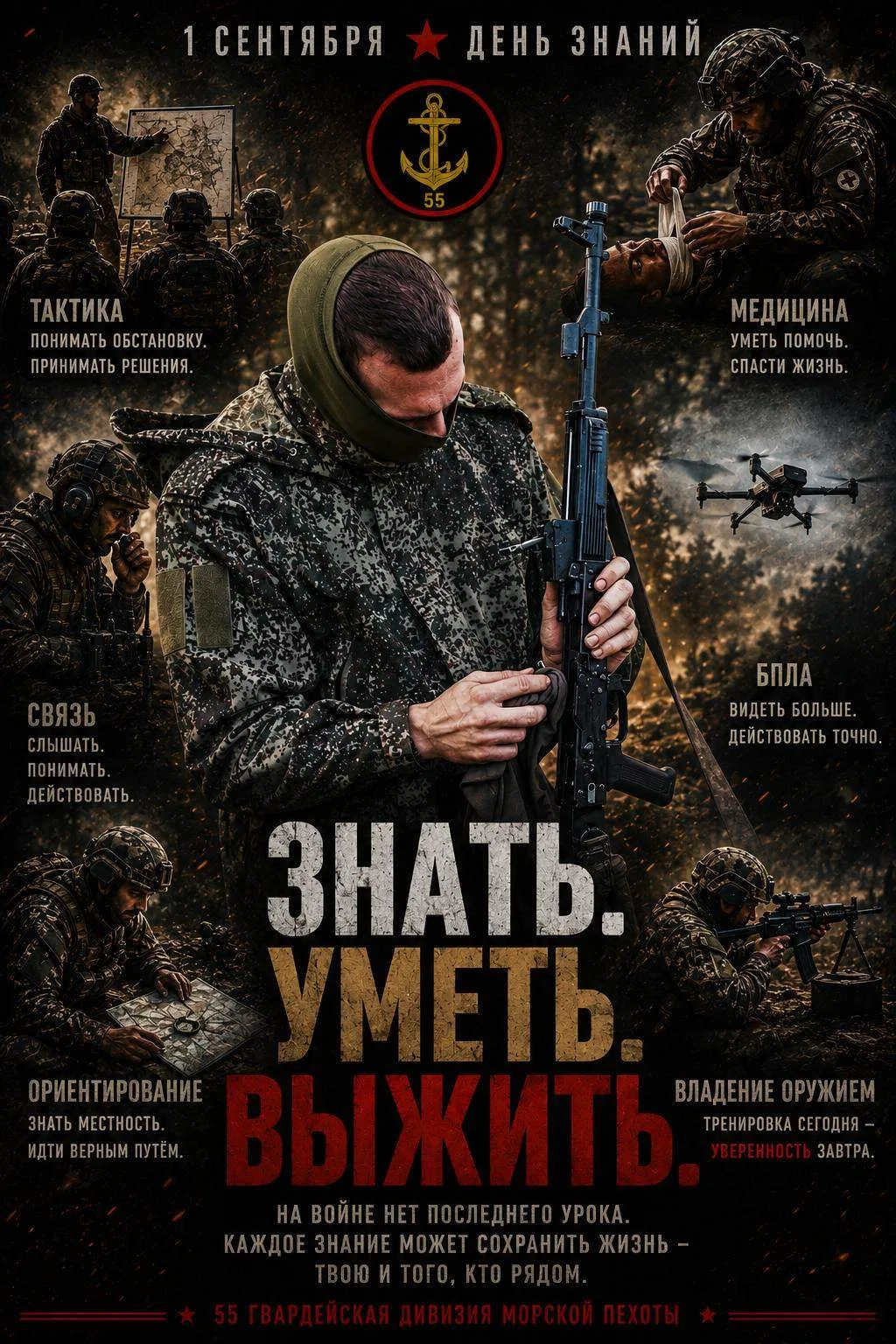 ЗНАТЬ. УМЕТЬ. ВЫЖИТЬ.
