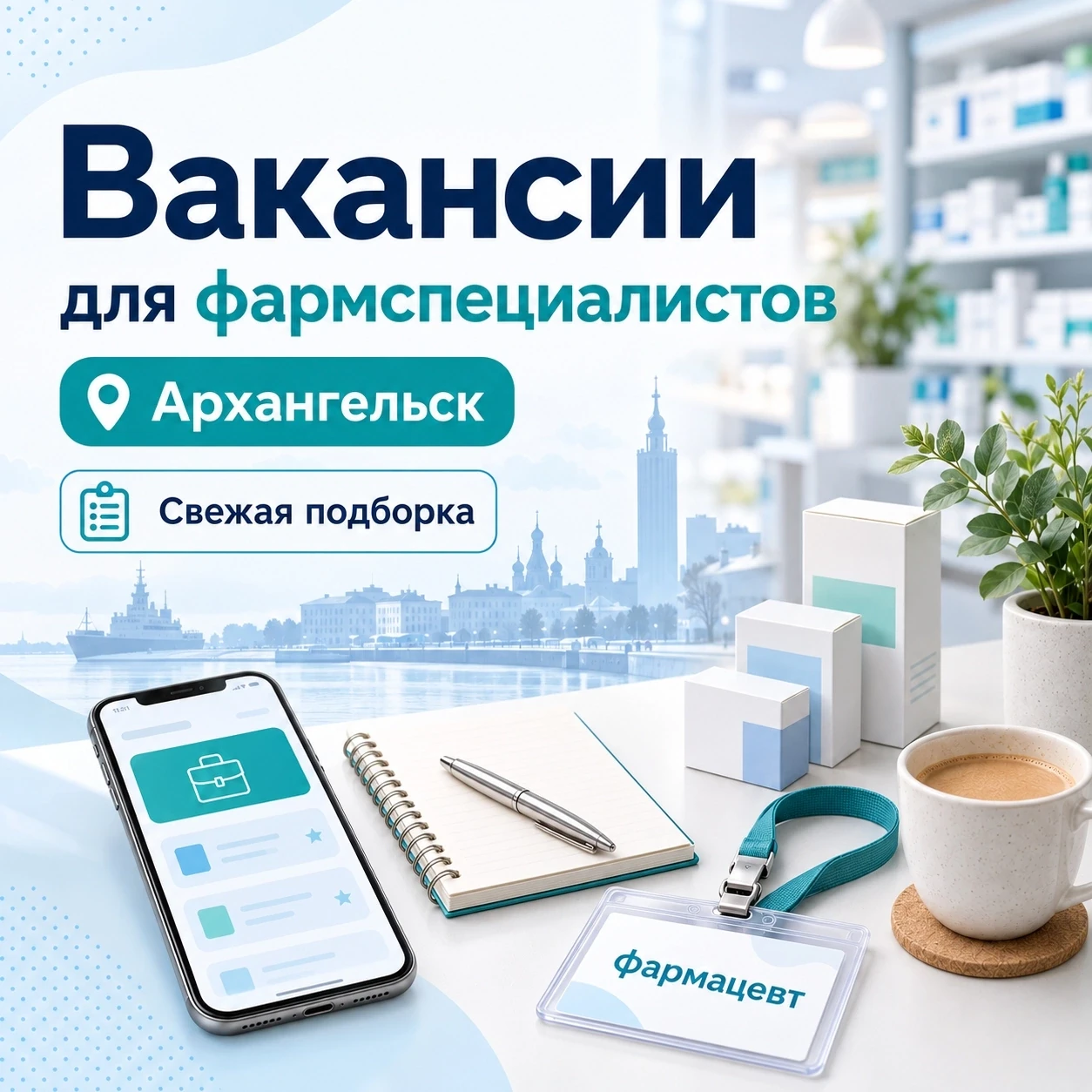 💼 Вакансии для фармспециалистов — Архангельск